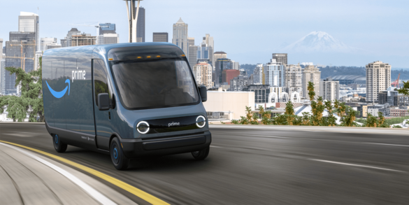 Компания Amazon преставила свой первый электрический фургон совместно с Rivian